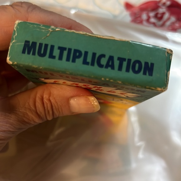 Fairchild Multiplication Flash Card Set Vintage Cards  Times Tables 40s 50s - Picture 5 of 11